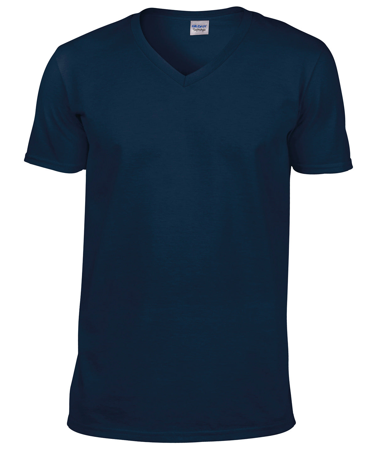 T-Shirts - Stilren V-ringad T-shirt för Herrar Navy