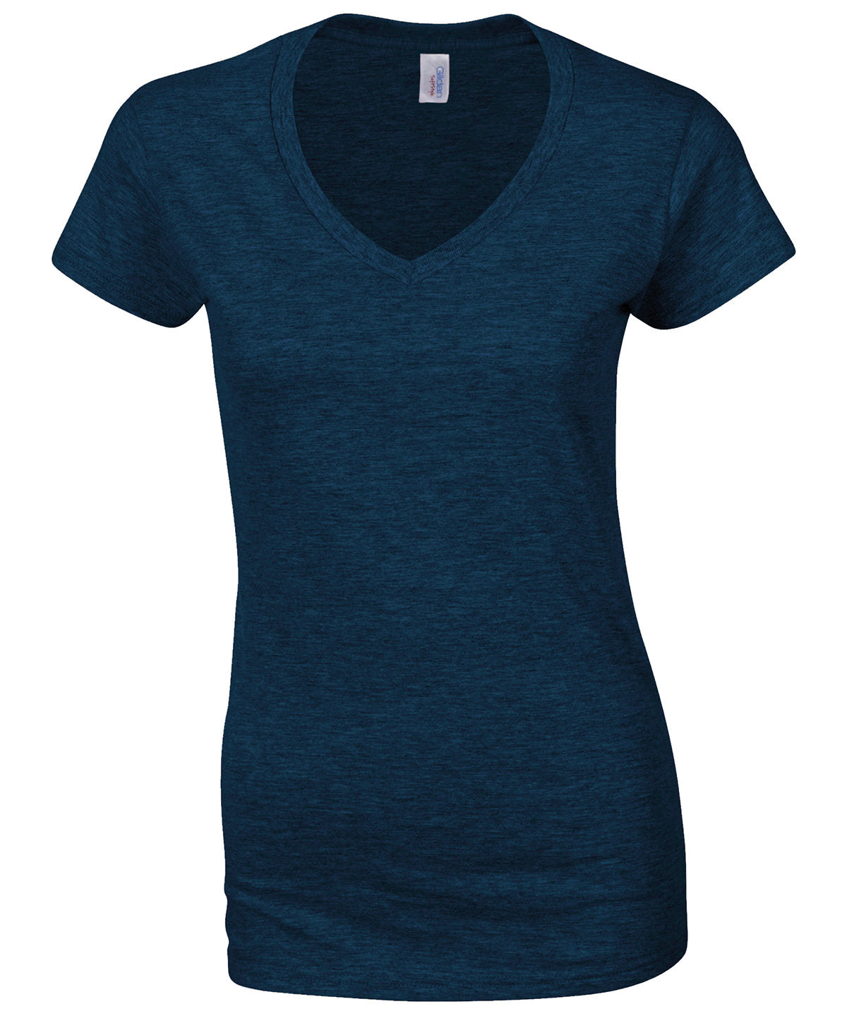 T-Shirts - Elegant och Bekväm Dam V-ringad T-shirt Navy