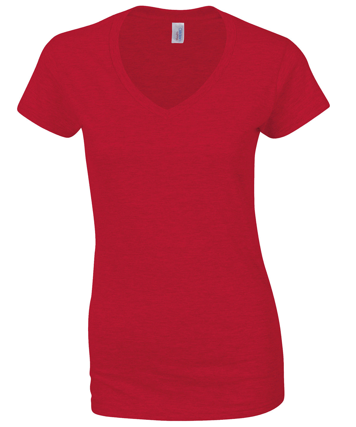 T-Shirts - Elegant och Bekväm Dam V-ringad T-shirt Red