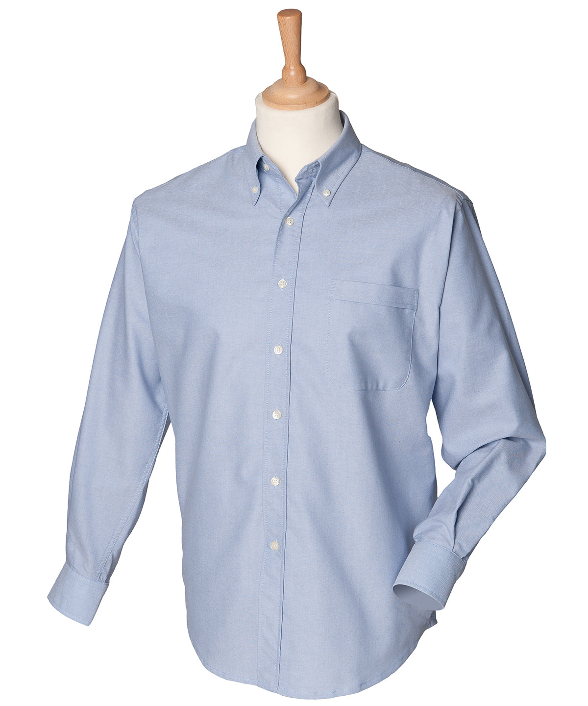 Shirts - Klassisk Långärmad Oxford-skjorta för Herrar Blue