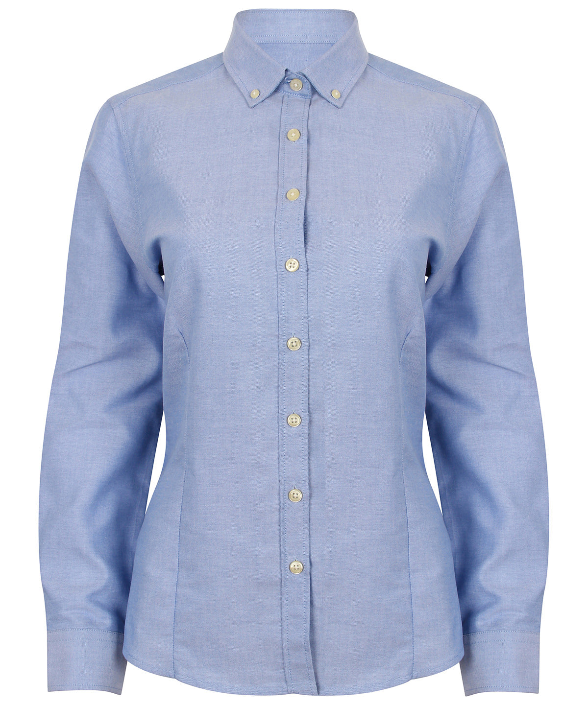 Shirts - Modern långärmad Oxfordskjorta för damer Blue