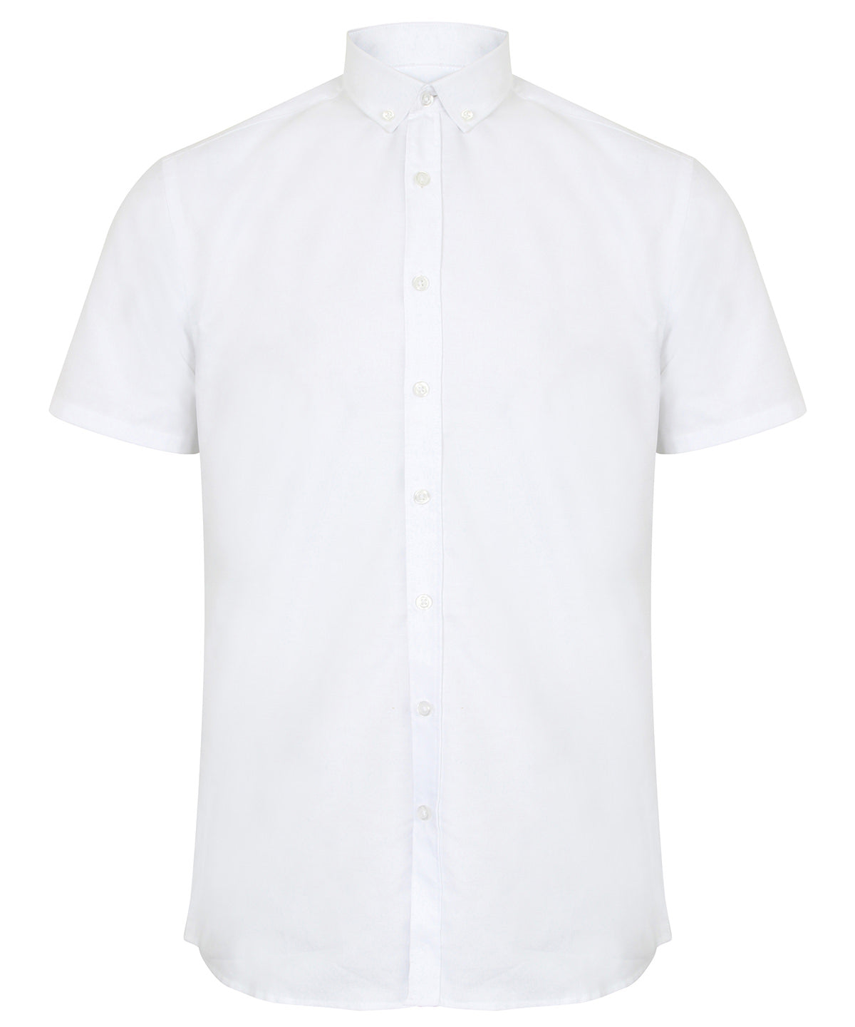 Shirts - Modern kortärmad Oxfordskjorta för herrar White