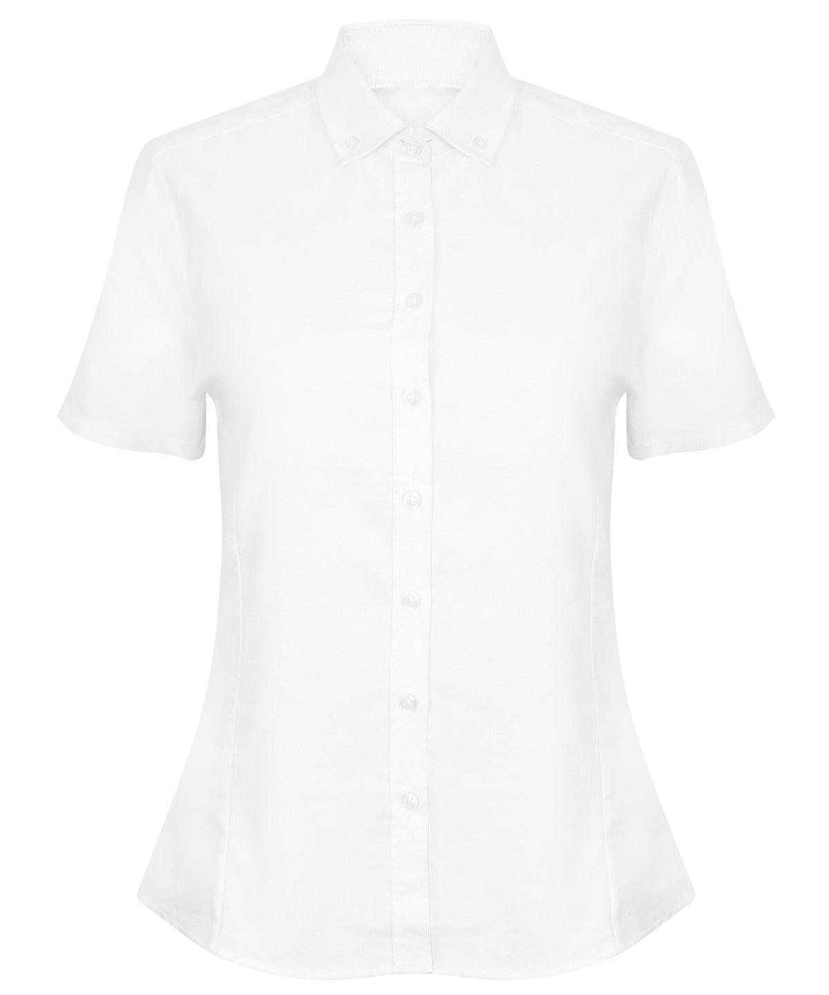 Shirts - Modern kortärmad Oxfordskjorta för damer White