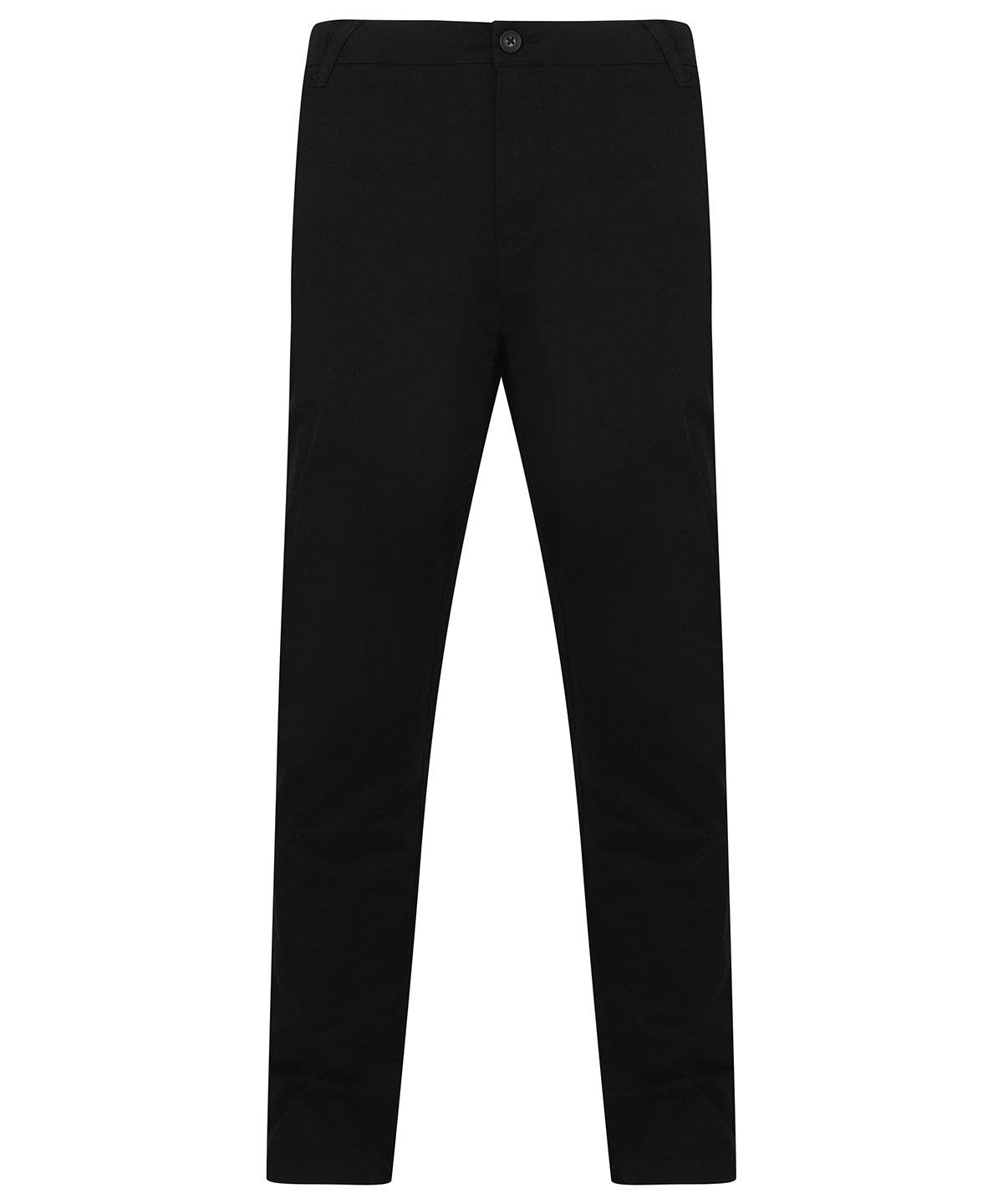 Chinos - Stretchiga Chinos med Flexibelt Midjeband Black