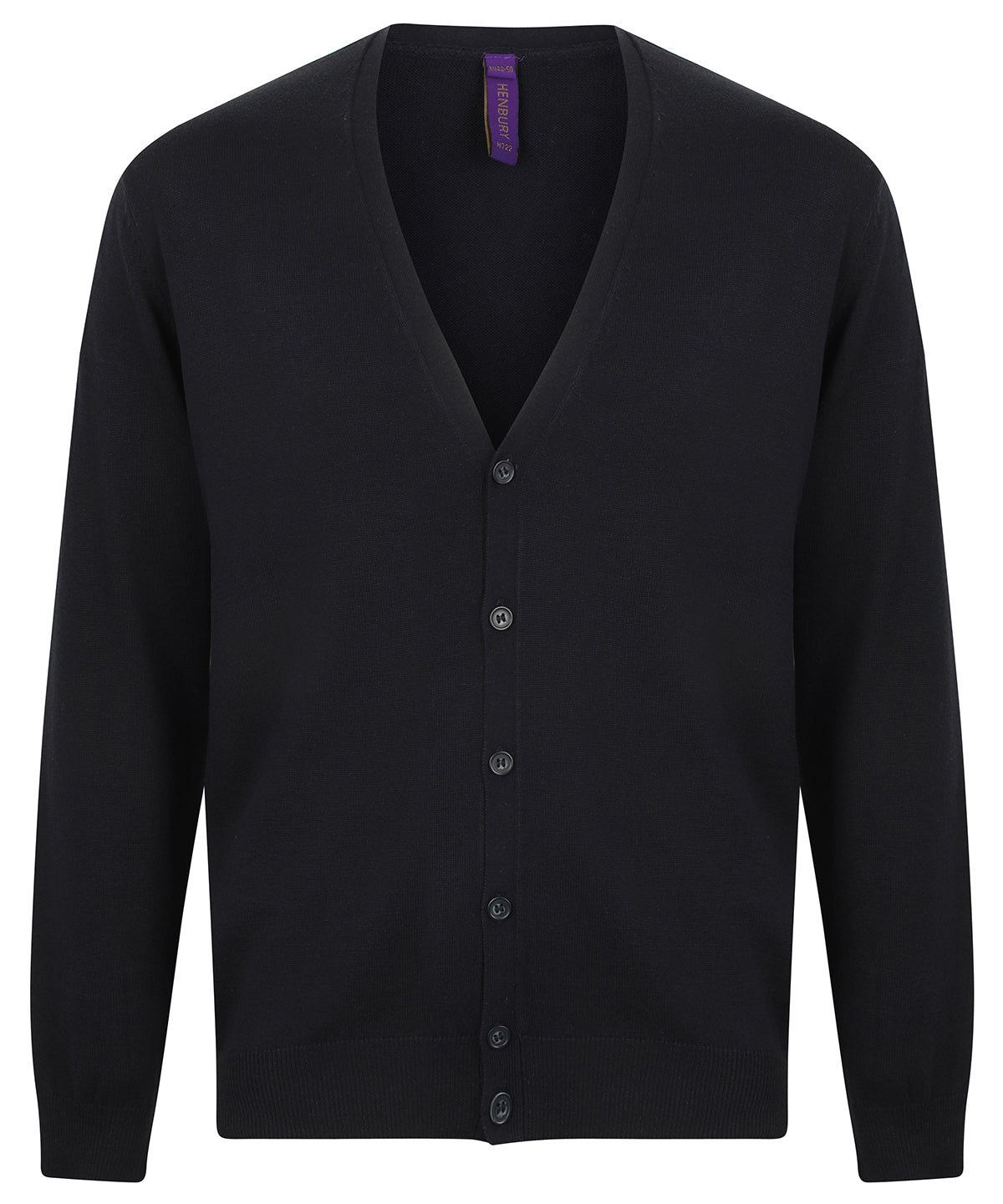 Cardigans - Elegant V-korts knäpp cardigan för den stilmedvetna damen Navy