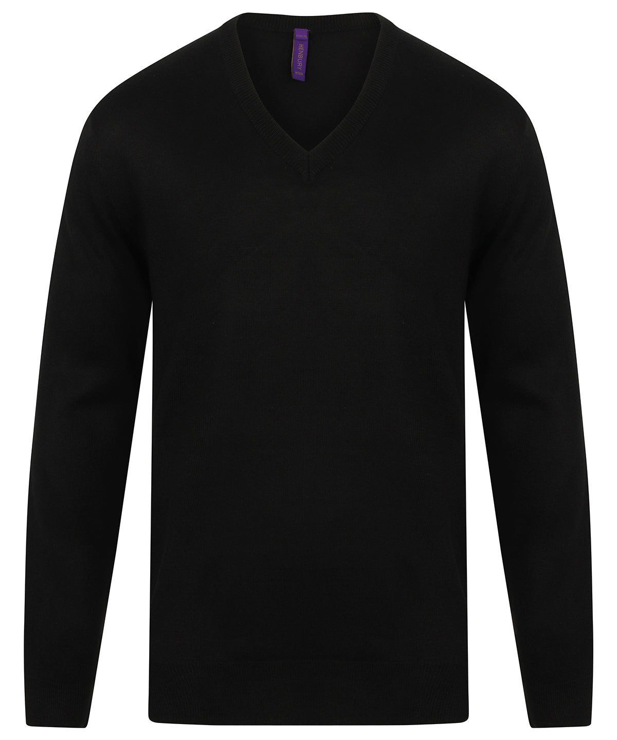 Knitted Jumpers - Cashmere-touch Akrylvänstertröja Black