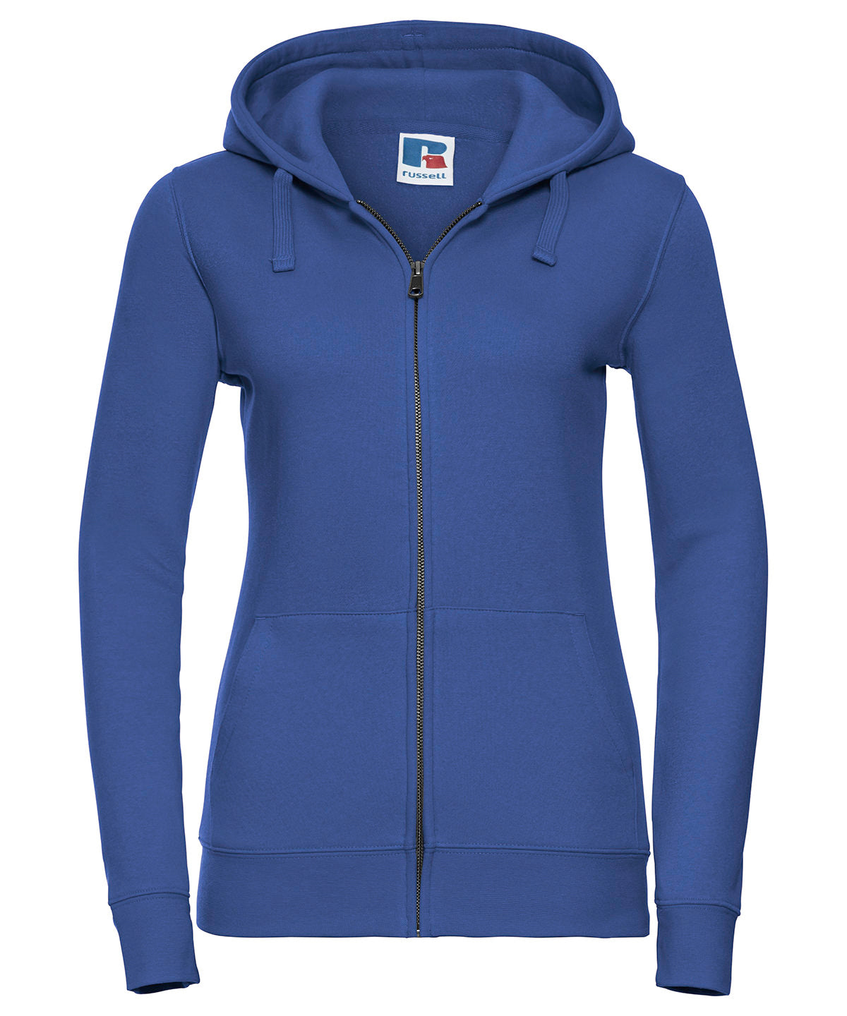 Hoodies - Autentisk Dragkedja Hoodie för Damer Bright Royal