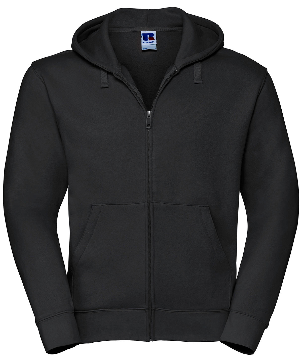 Hoodies - Äkta Zip Hoodie med Dragkedja Black