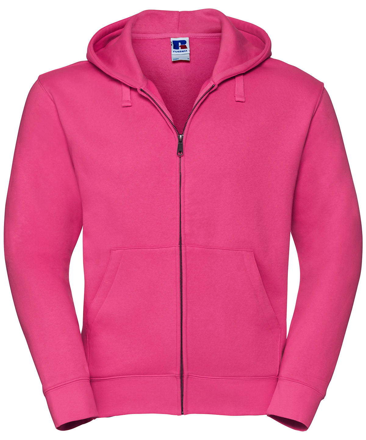 Hoodies - Äkta Zip Hoodie med Dragkedja Fuchsia