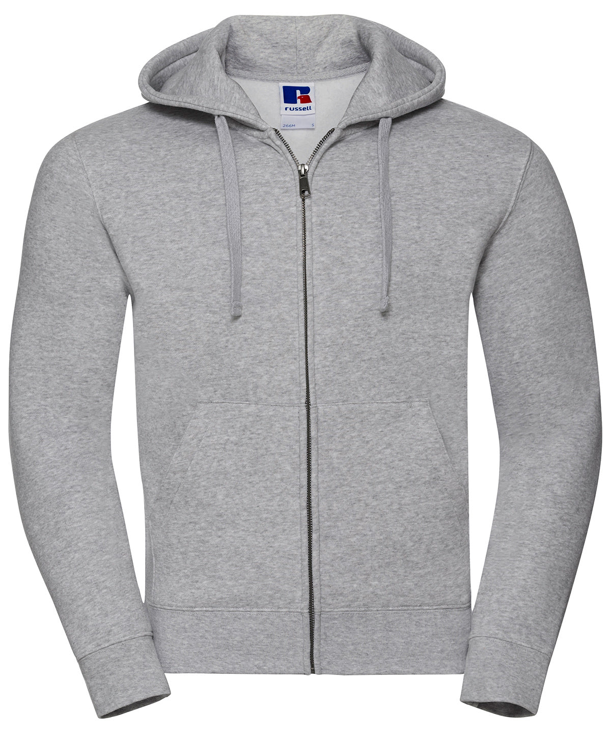 Hoodies - Äkta Zip Hoodie med Dragkedja Light Oxford