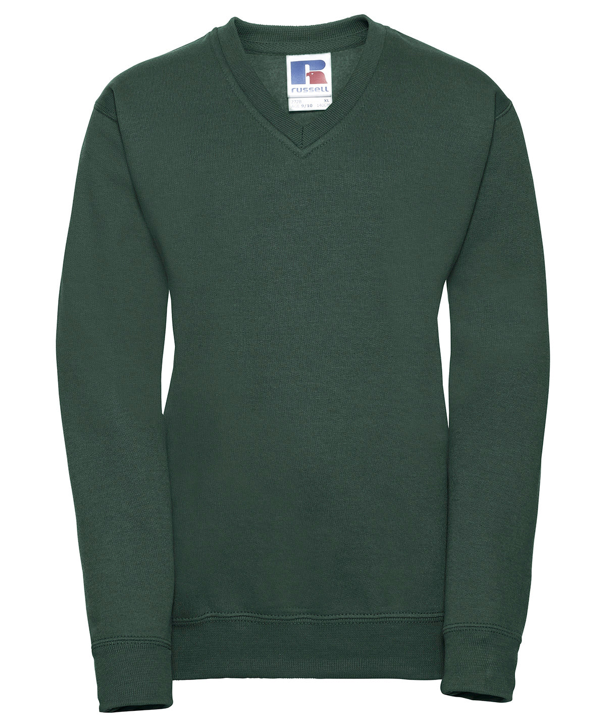 Sweatshirts - V-ringad Sweatshirt för Barn Bottle Green