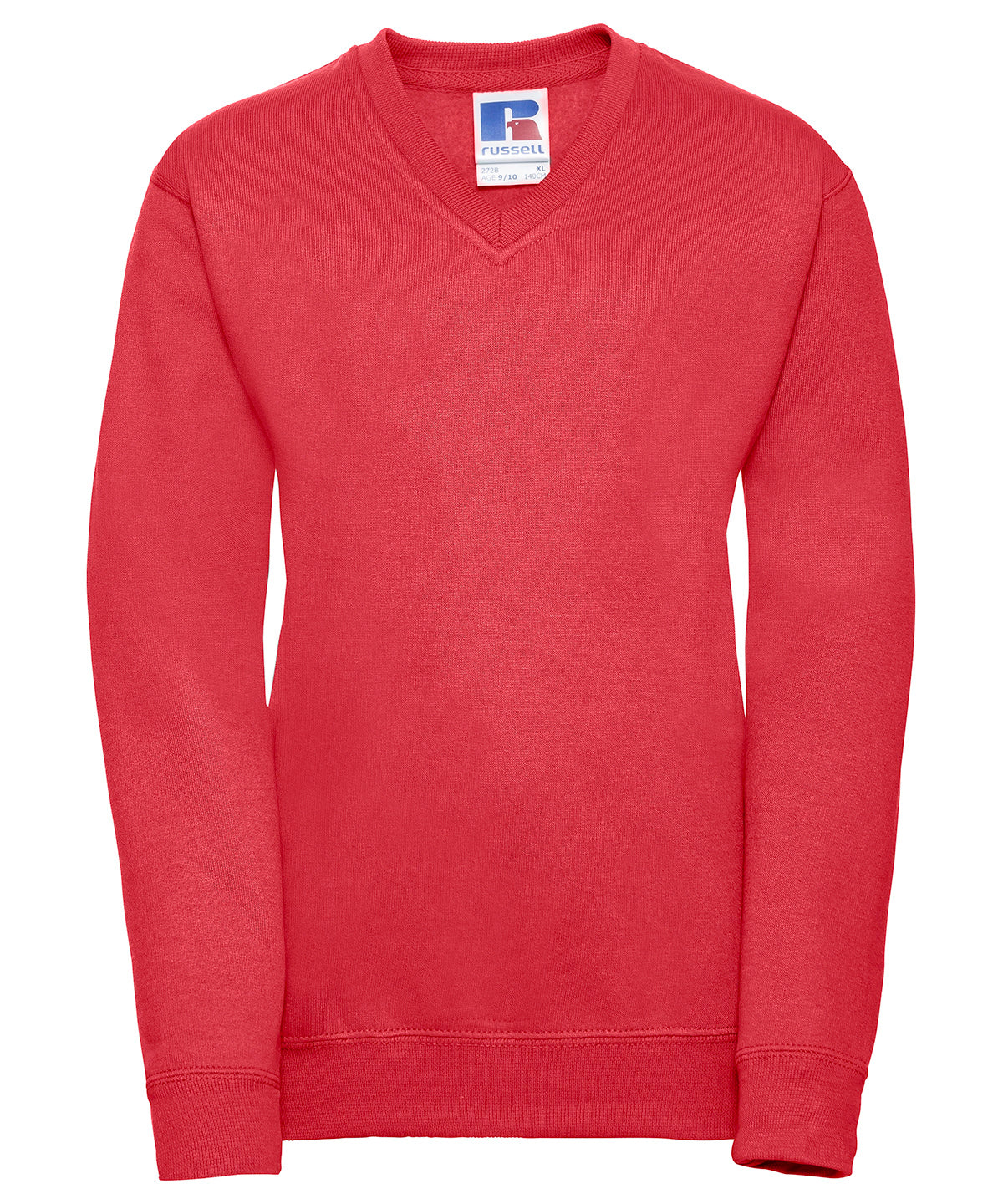 Sweatshirts - V-ringad Sweatshirt för Barn Bright Red