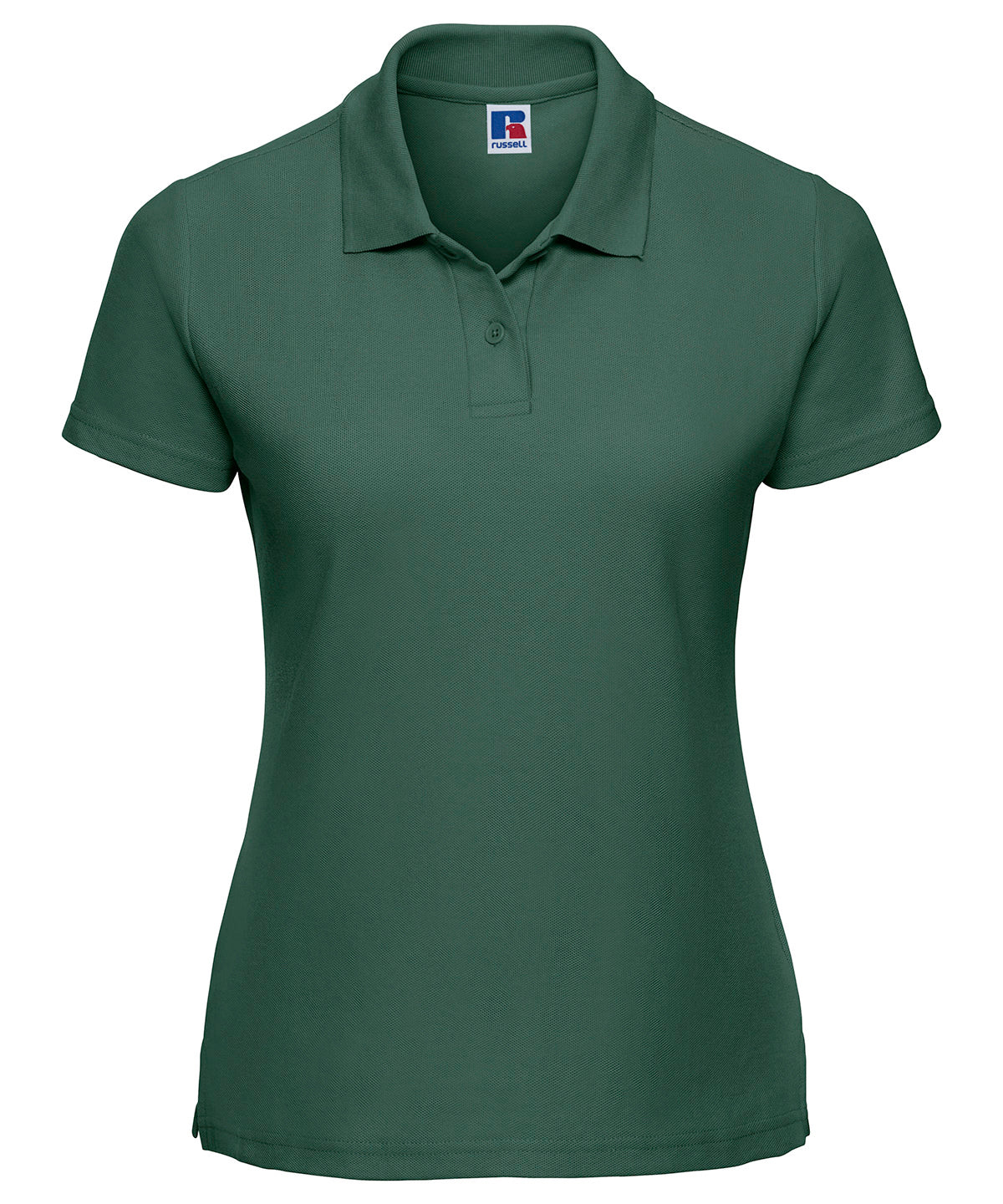 Polos - Klassisk Dam Polotröja i Polycotton Bottle Green