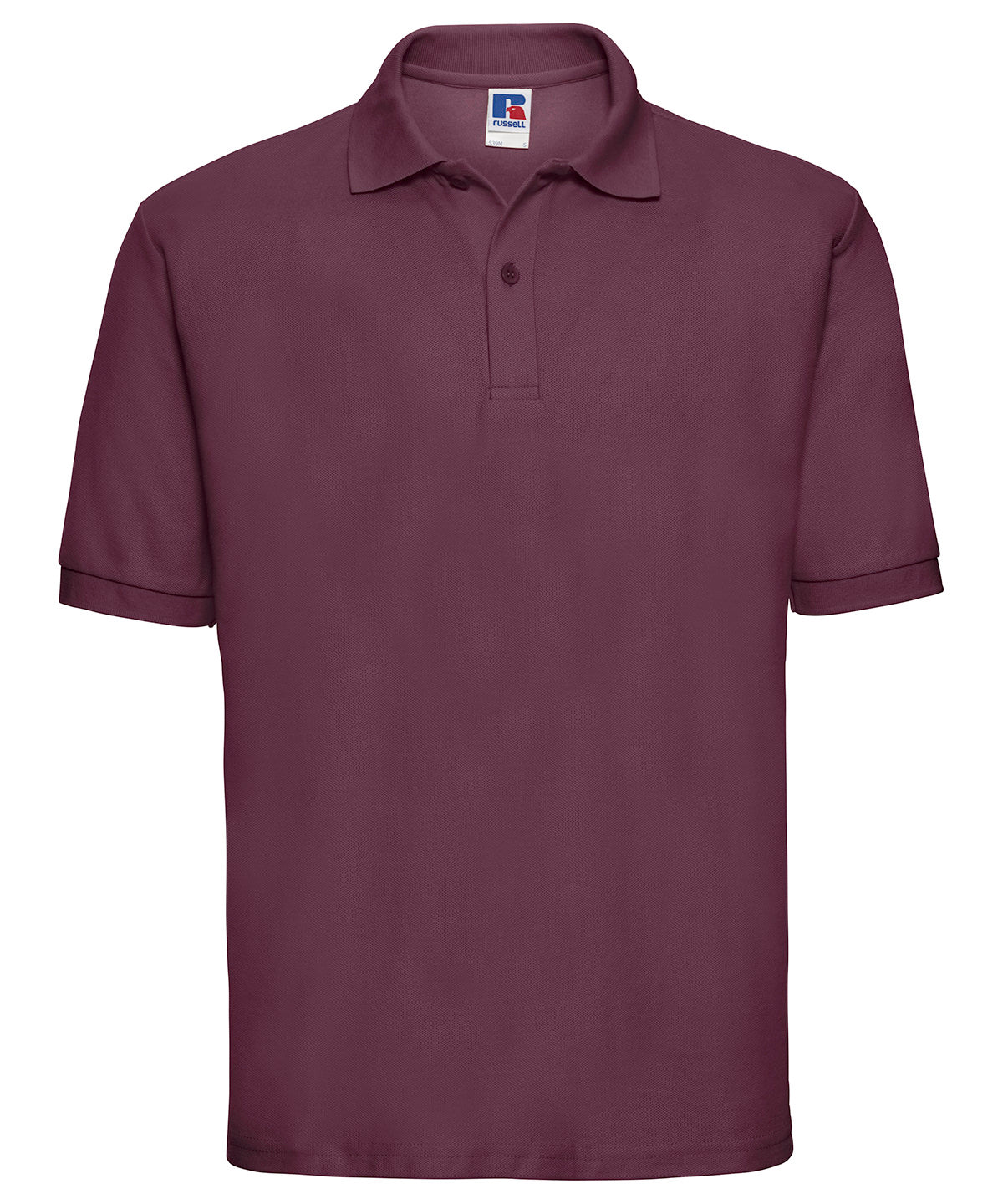 Polos - Klassisk Polotröja i Polycotton Burgundy