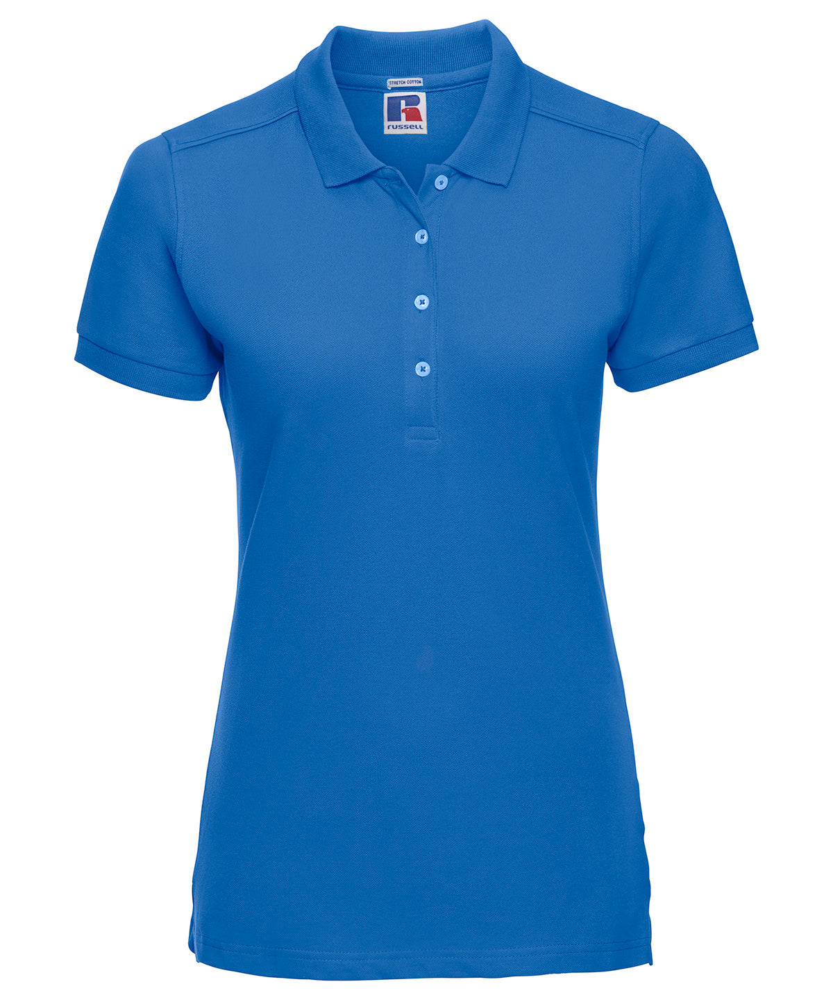 Polos - Elegant Stretchpolo för Damer Azure Blue