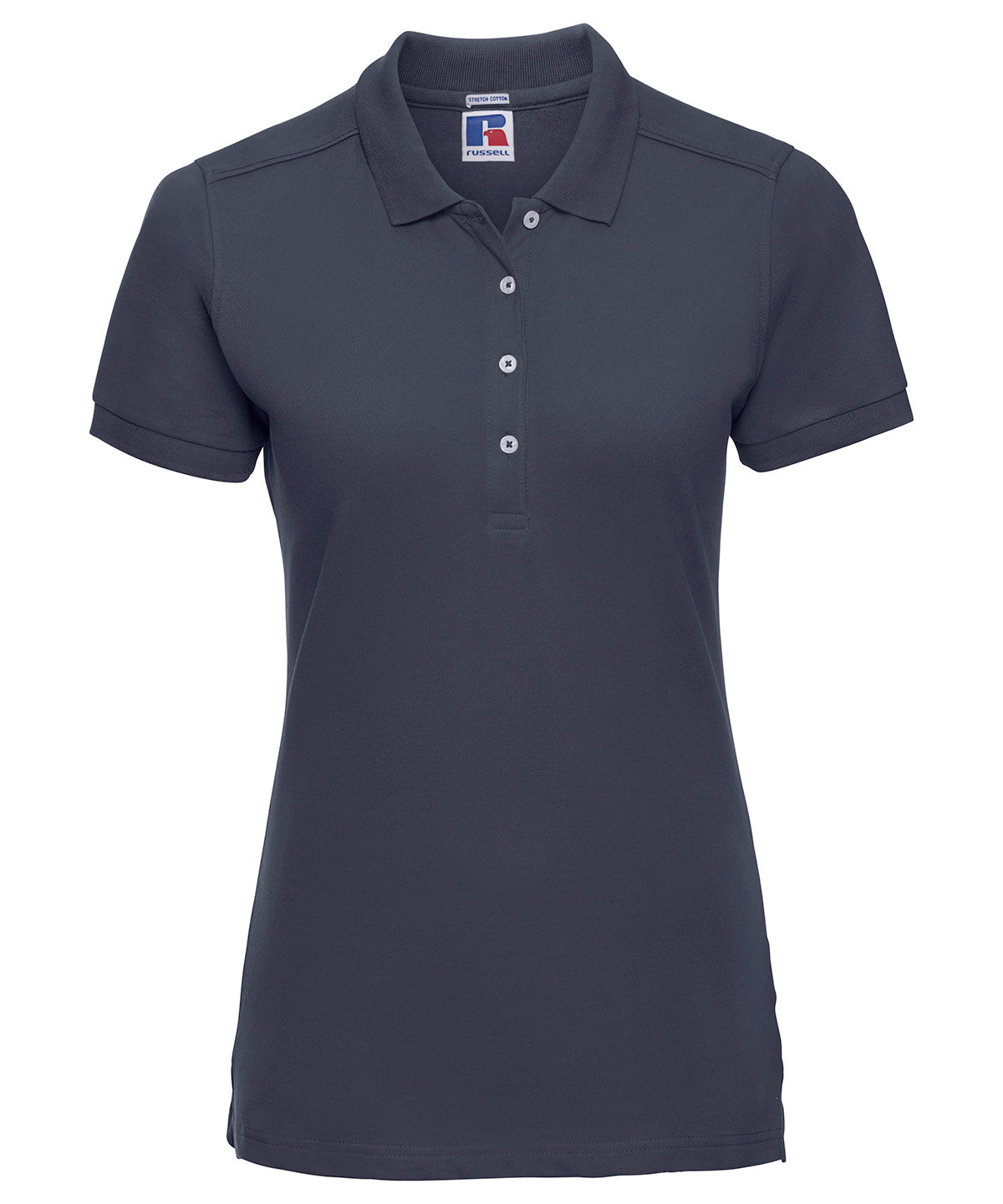 Polos - Elegant Stretchpolo för Damer French Navy