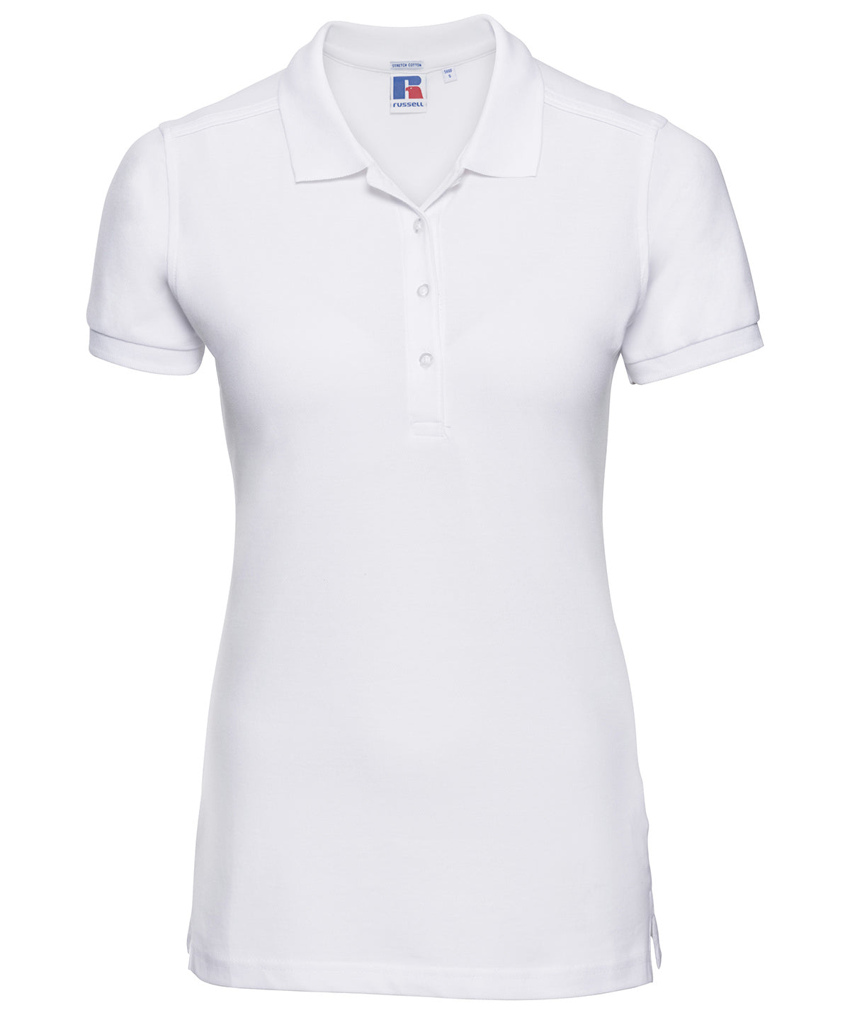 Polos - Elegant Stretchpolo för Damer White