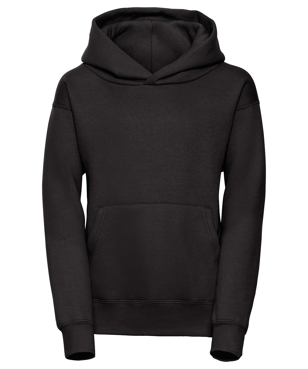 Hoodies - Klassisk Barnhoodie Black