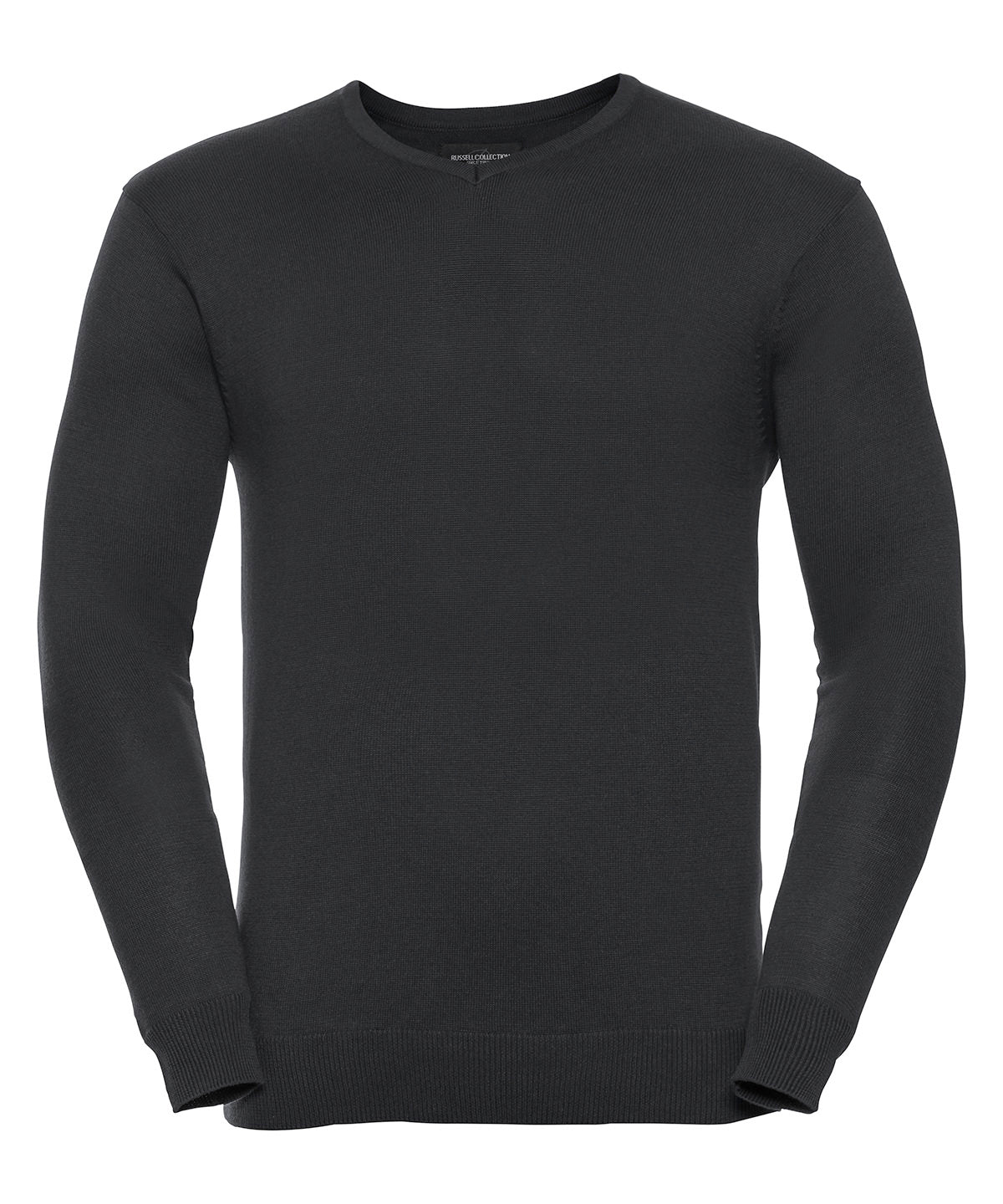 Knitted Jumpers - V-ringad stickad tröja Black