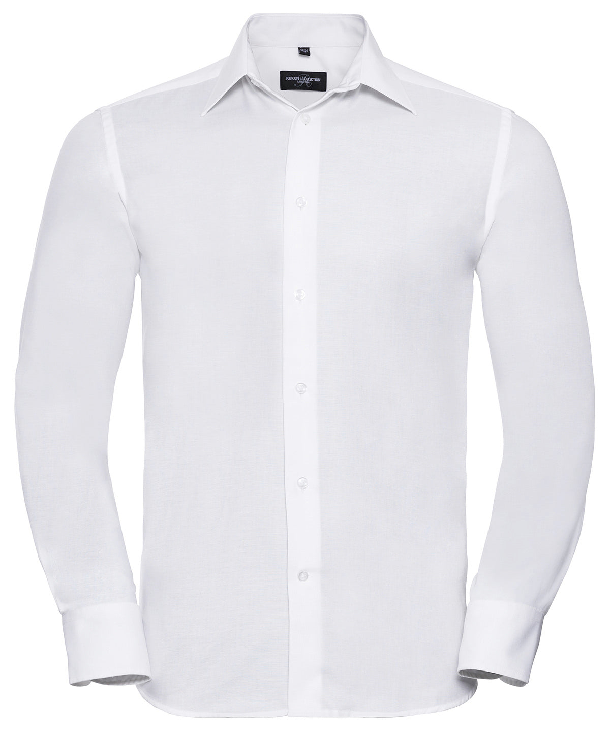 Shirts - Skräddarsydd lättskött långärmad oxfordskjorta White