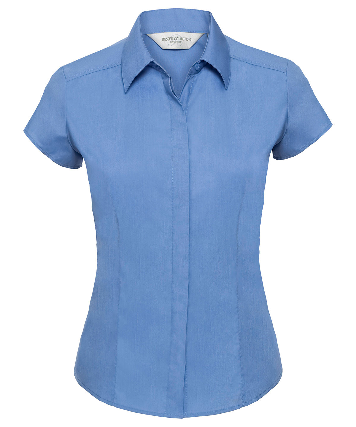 Shirts - Elegant och Mångsidig Damblus i Polycotton Poplin Corporate Blue