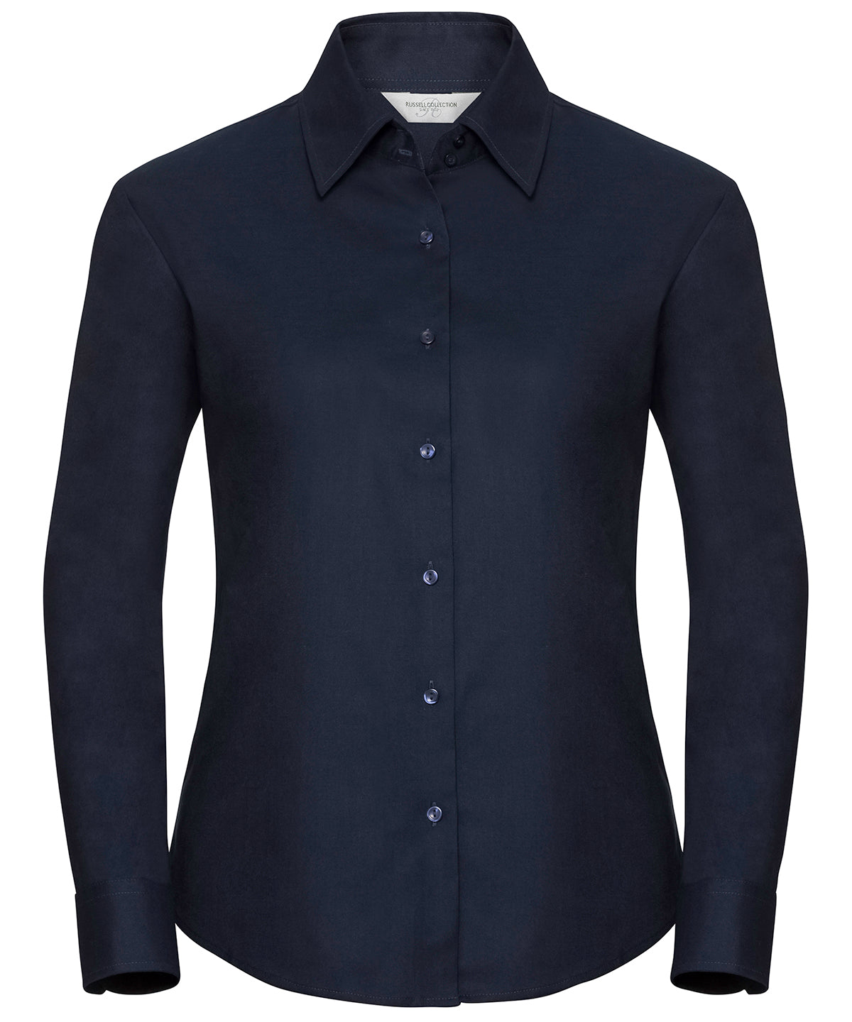 Shirts - Långärmad Oxford-skjorta för damer Bright Navy