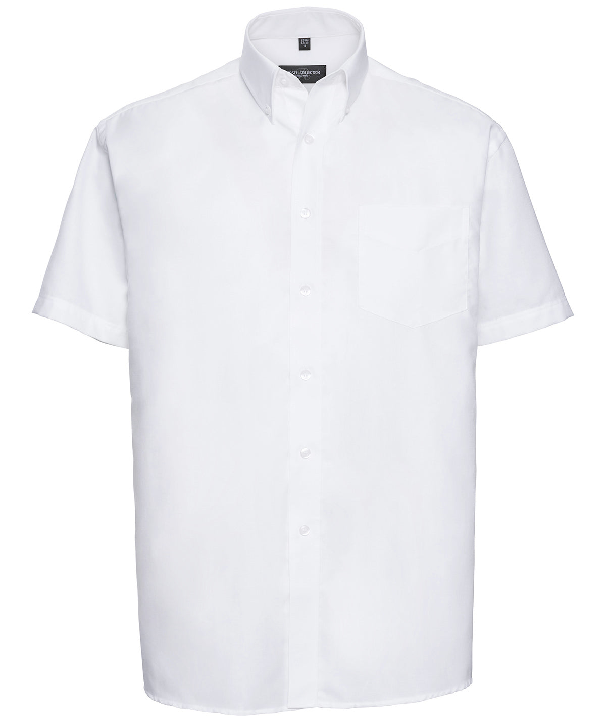 Shirts - Kortärmad Lättskött Oxfordskjorta White