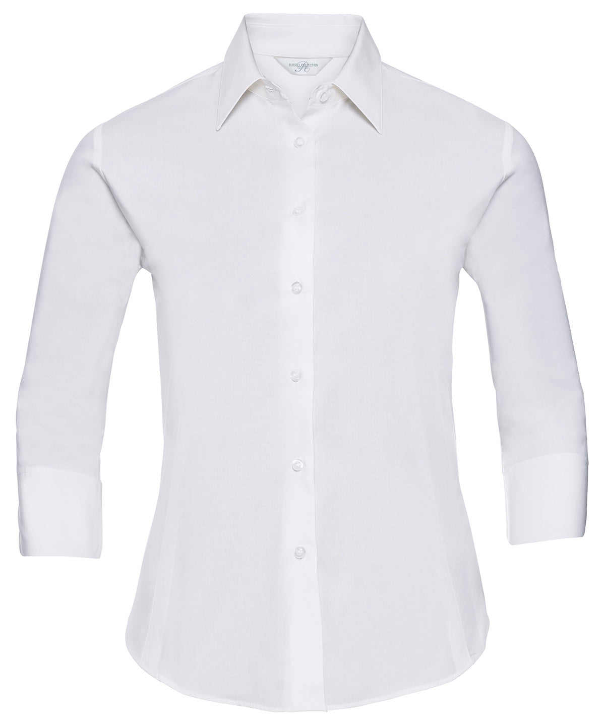 Shirts - Elegant och Lättskött Damblus med Modern Passform White