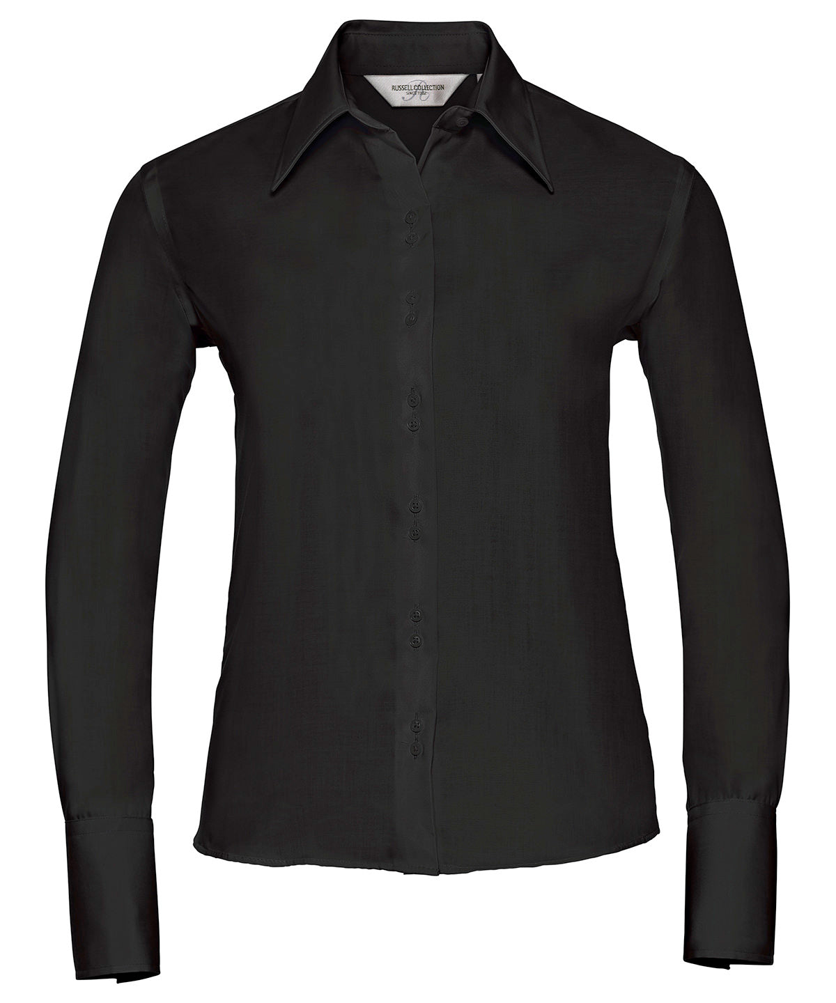 Shirts - Elegant långärmad damblus Black