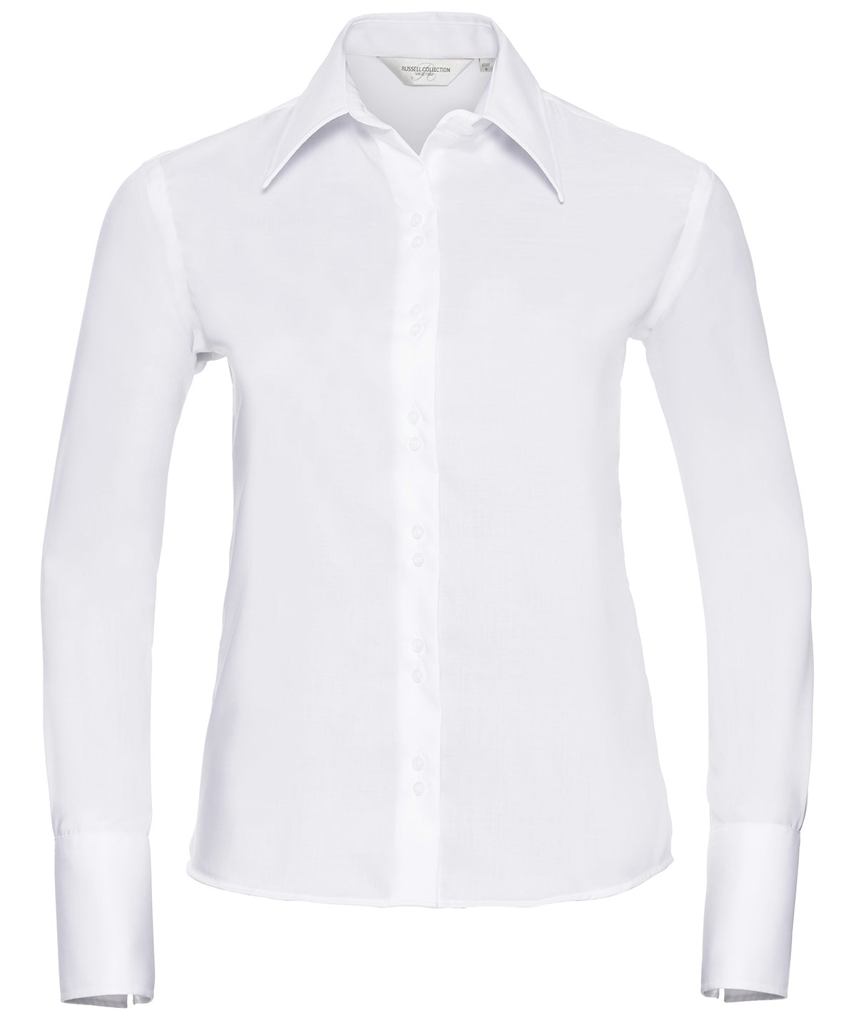 Shirts - Elegant långärmad damblus White