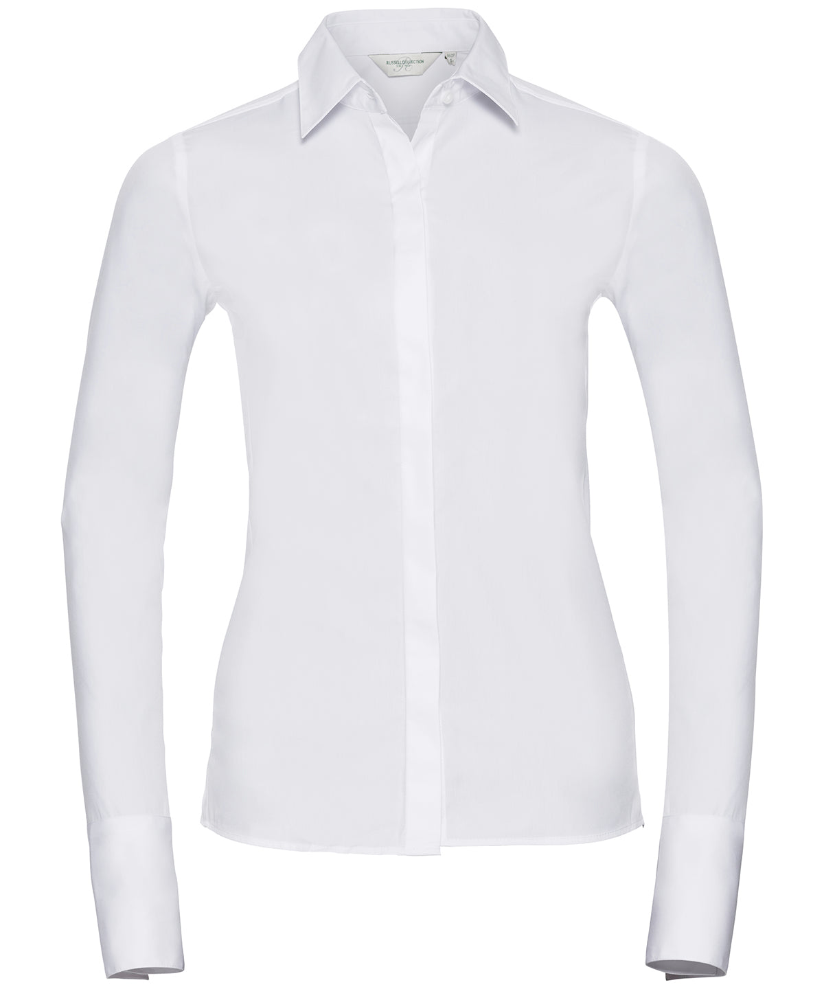 Shirts - Långärmad Damblus med Ultimat Stretch White