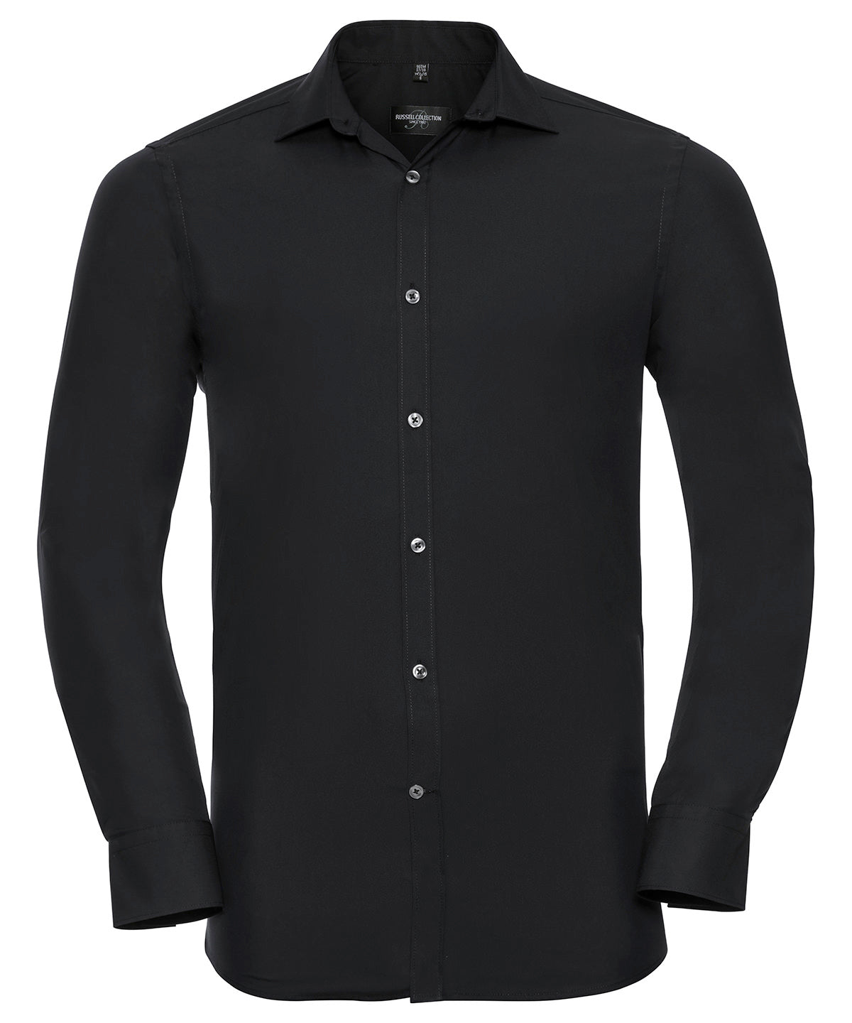 Shirts - Långärmad Skjorta med Ultimat Stretch för Herrar Black