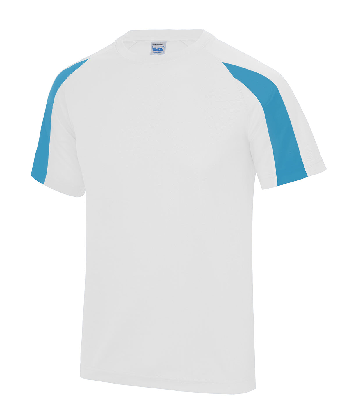 T-Shirts - Kontrast T-shirt för Lagidrott Arctic White Sapphire Blue