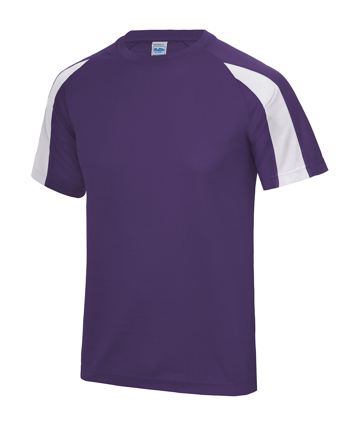 T-Shirts - Kontrast T-shirt för Lagidrott Purple Arctic White