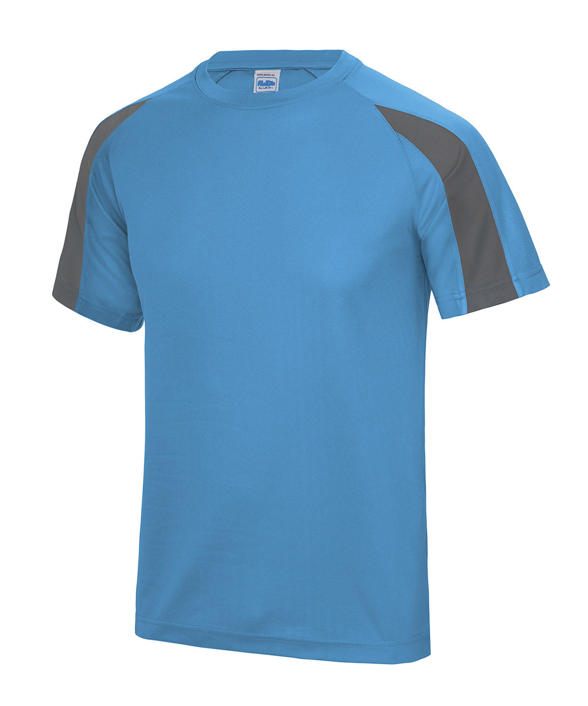 T-Shirts - Kontrast T-shirt för Lagidrott Sapphire Blue Charcoal