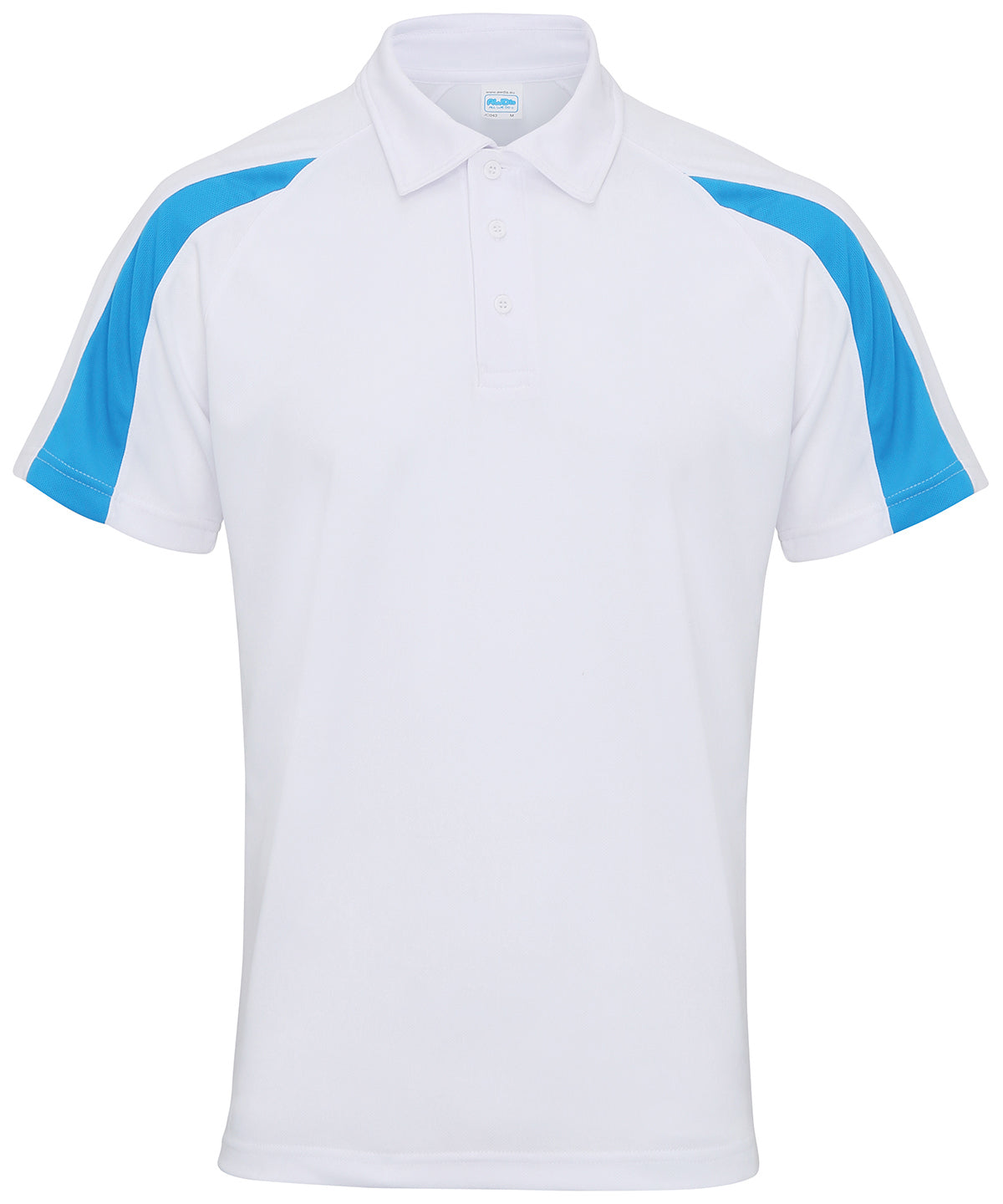 Polos - Kontrast Cool Polo Arctic White Sapphire Blue