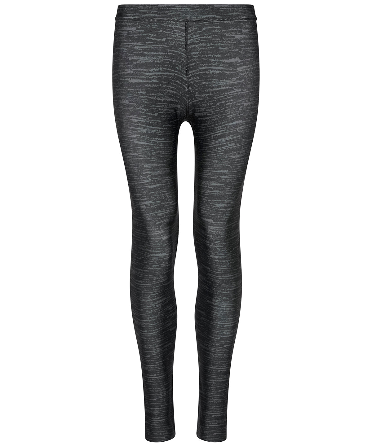 Leggings - Damtryckta Leggings Charcoal Static