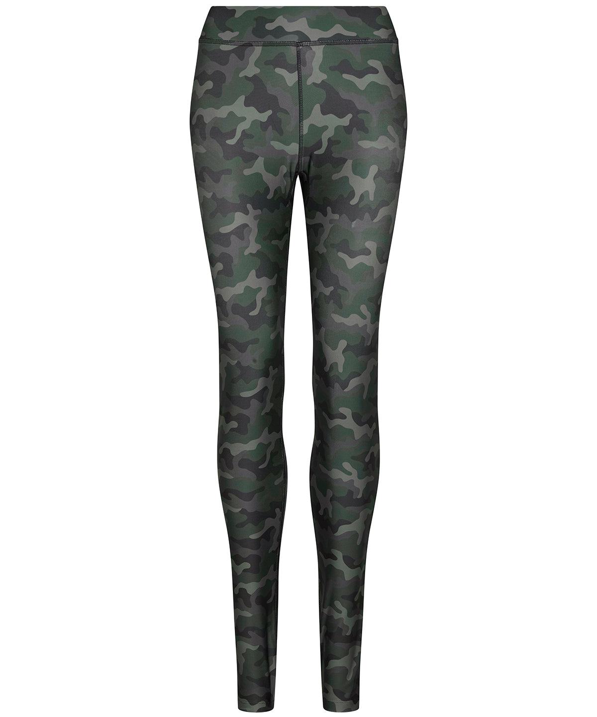 Leggings - Damtryckta Leggings Fashion Green Camo