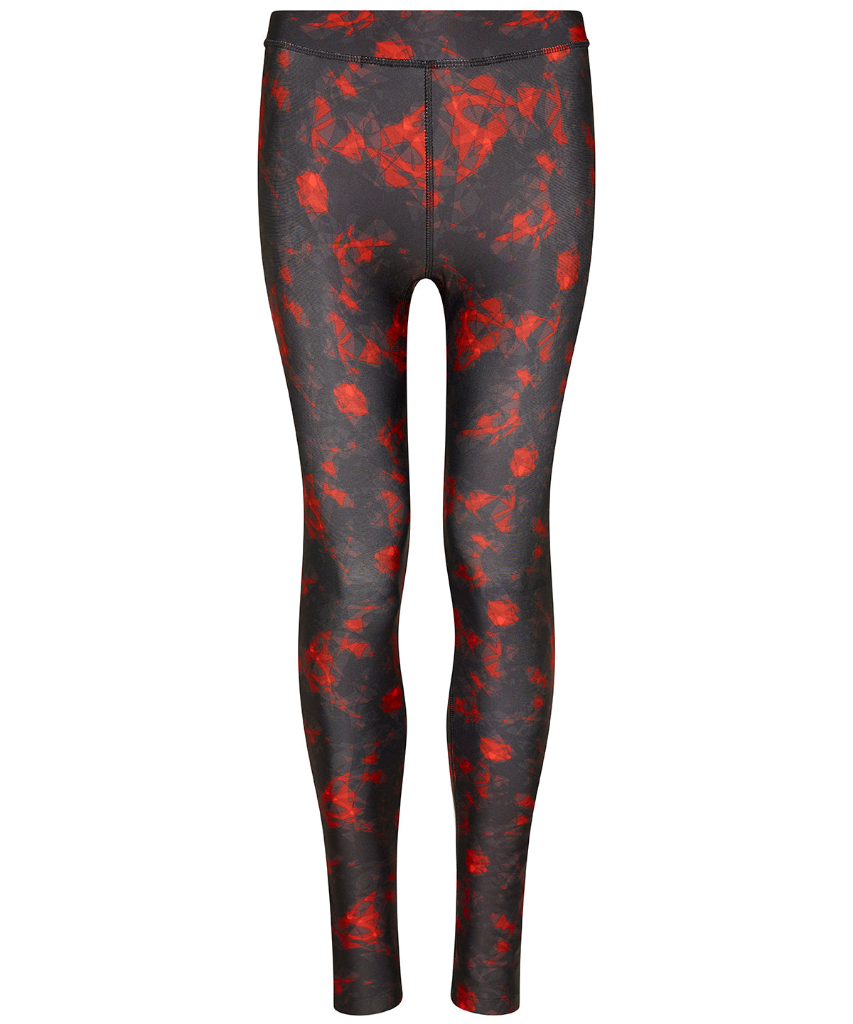 Leggings - Damtryckta Leggings Red Haze