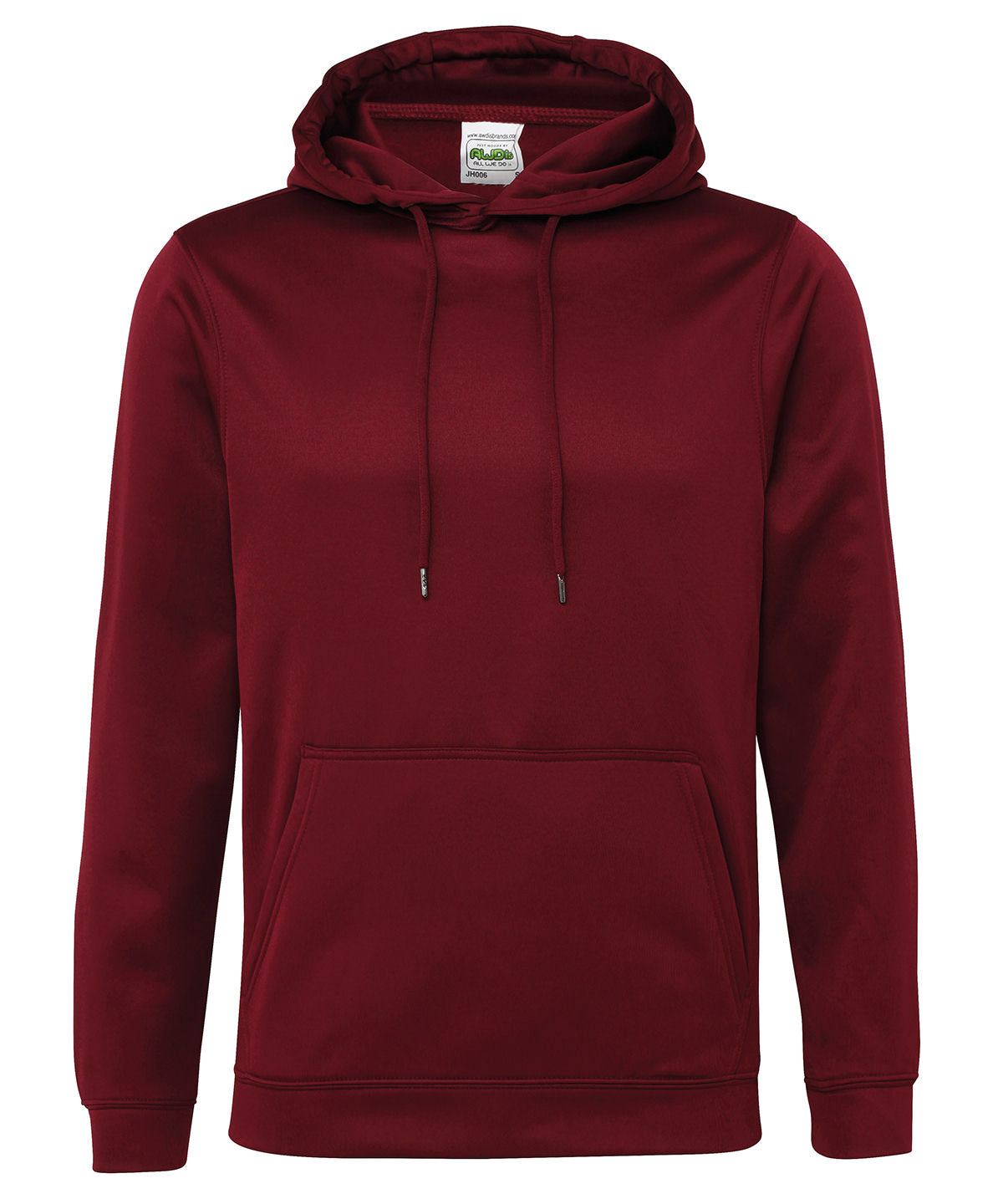 Hoodies - Sportpolyester Hoodie Burgundy