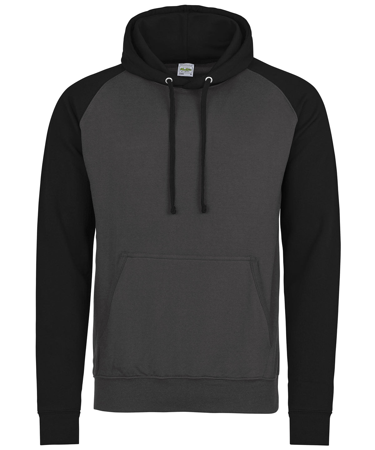 Hoodies - Stilig och Bekväm Baseball Hoodie Charcoal Jet Black