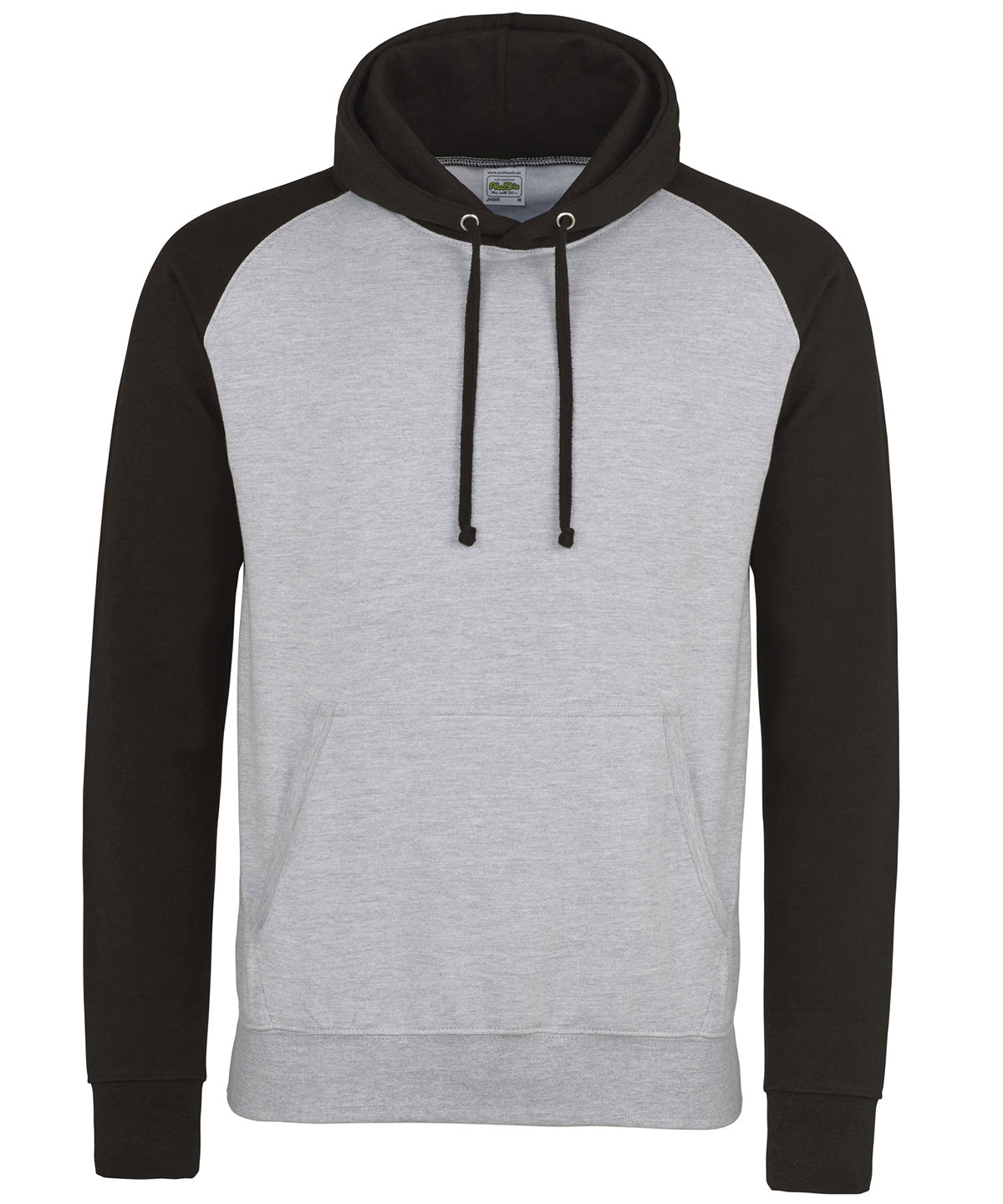 Hoodies - Stilig och Bekväm Baseball Hoodie Heather Grey Jet Black