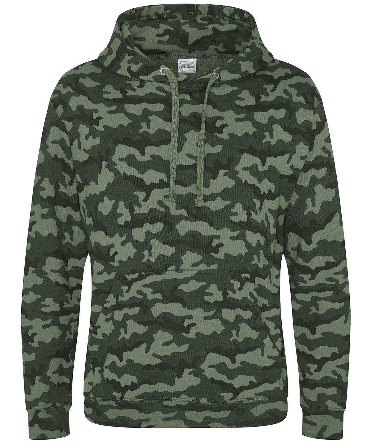 Hoodies - Camouflage hoodie Green Camo