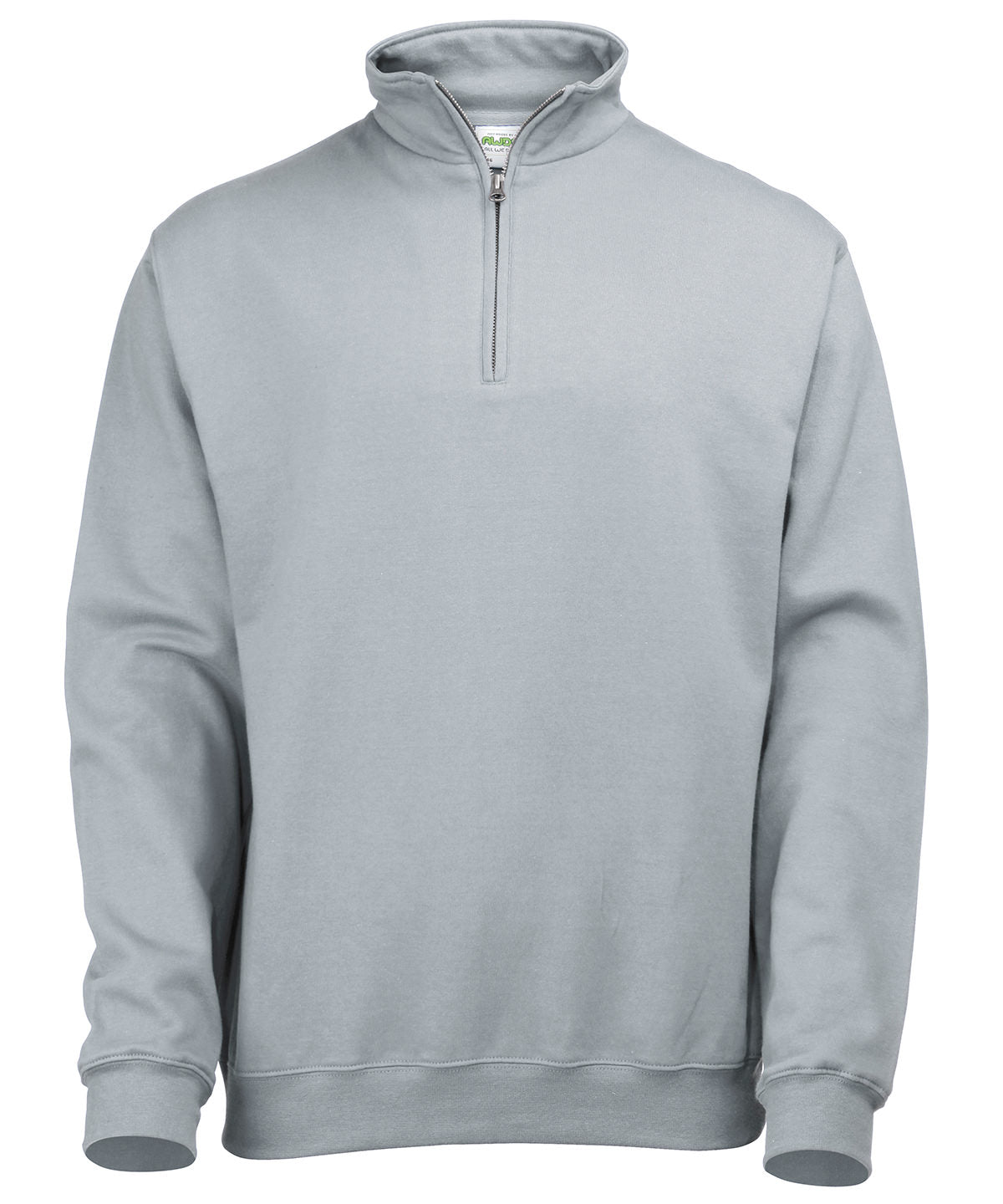 Sweatshirts - Klassisk 1/4 dragkedja sweatshirt för herrar Heather Grey