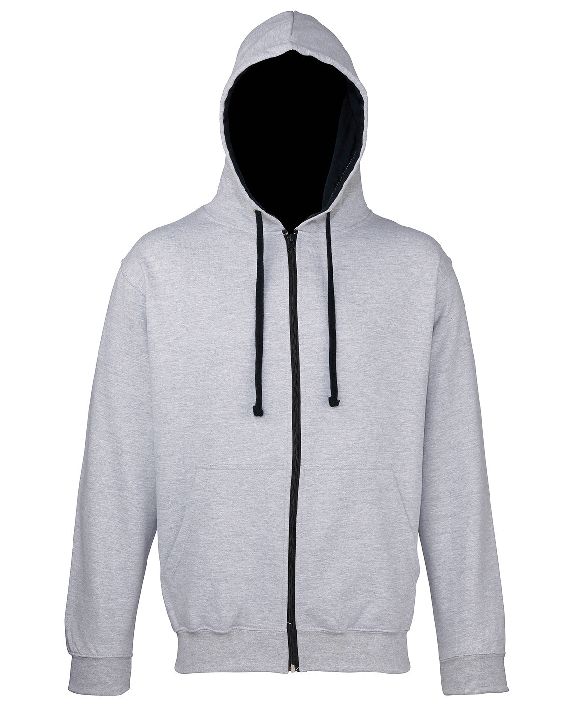 Hoodies - Stilren och Bekväm Varsity Zoodie för Alla Heather Grey French Navy