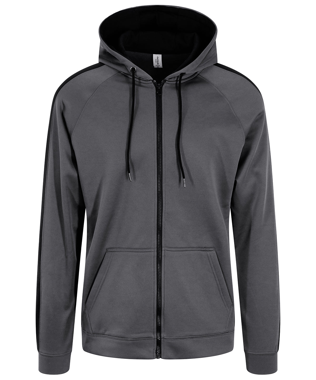 Hoodies - Sportig Zoodie Steel Grey Jet Black