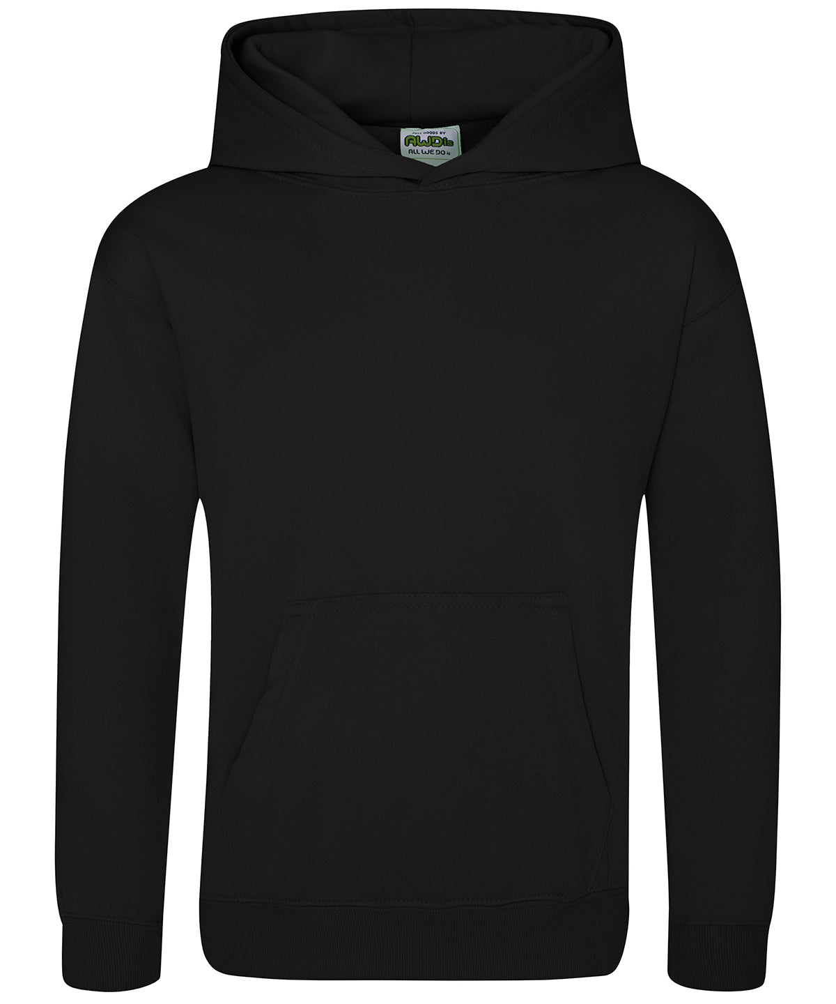 Hoodies - Barnens Sportpolyester Hoodie Jet Black