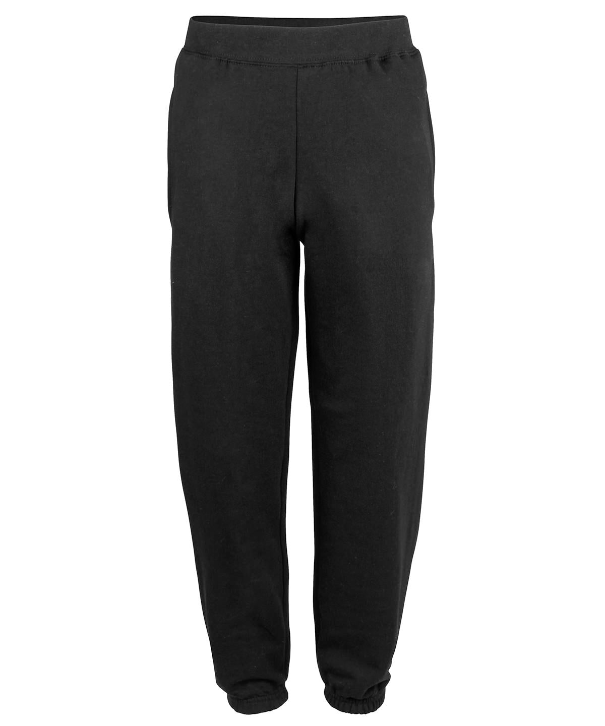 Sweatpants - Klassiska sweatpants med muddar Jet Black