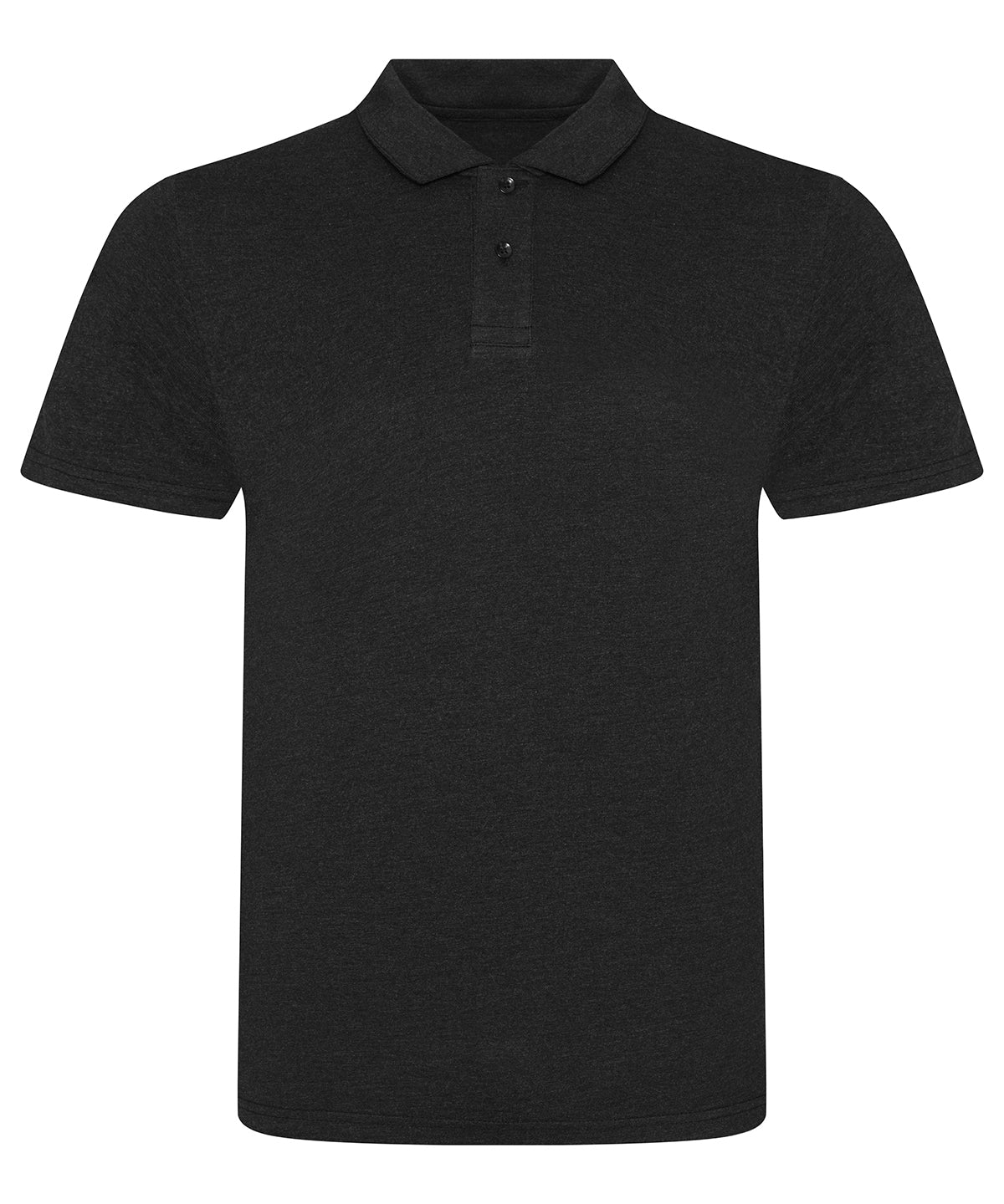 Polos - Modern och Mångsidig Triblend-Piké för Herrar Heather Black