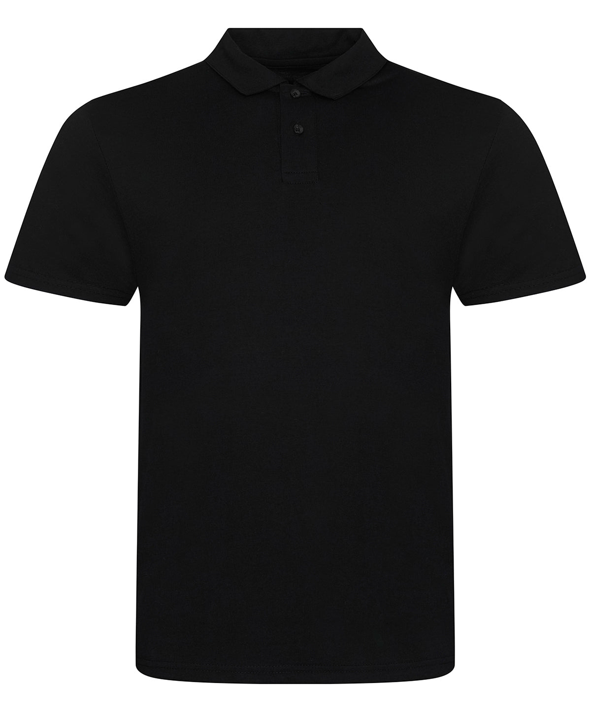 Polos - Modern och Mångsidig Triblend-Piké för Herrar Solid Black